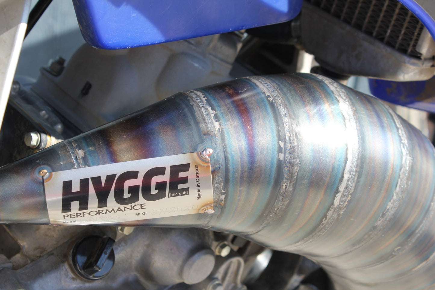 HYGGE PERFORMANCE YZ125 Cone Pipe Two Stroke Exhaust