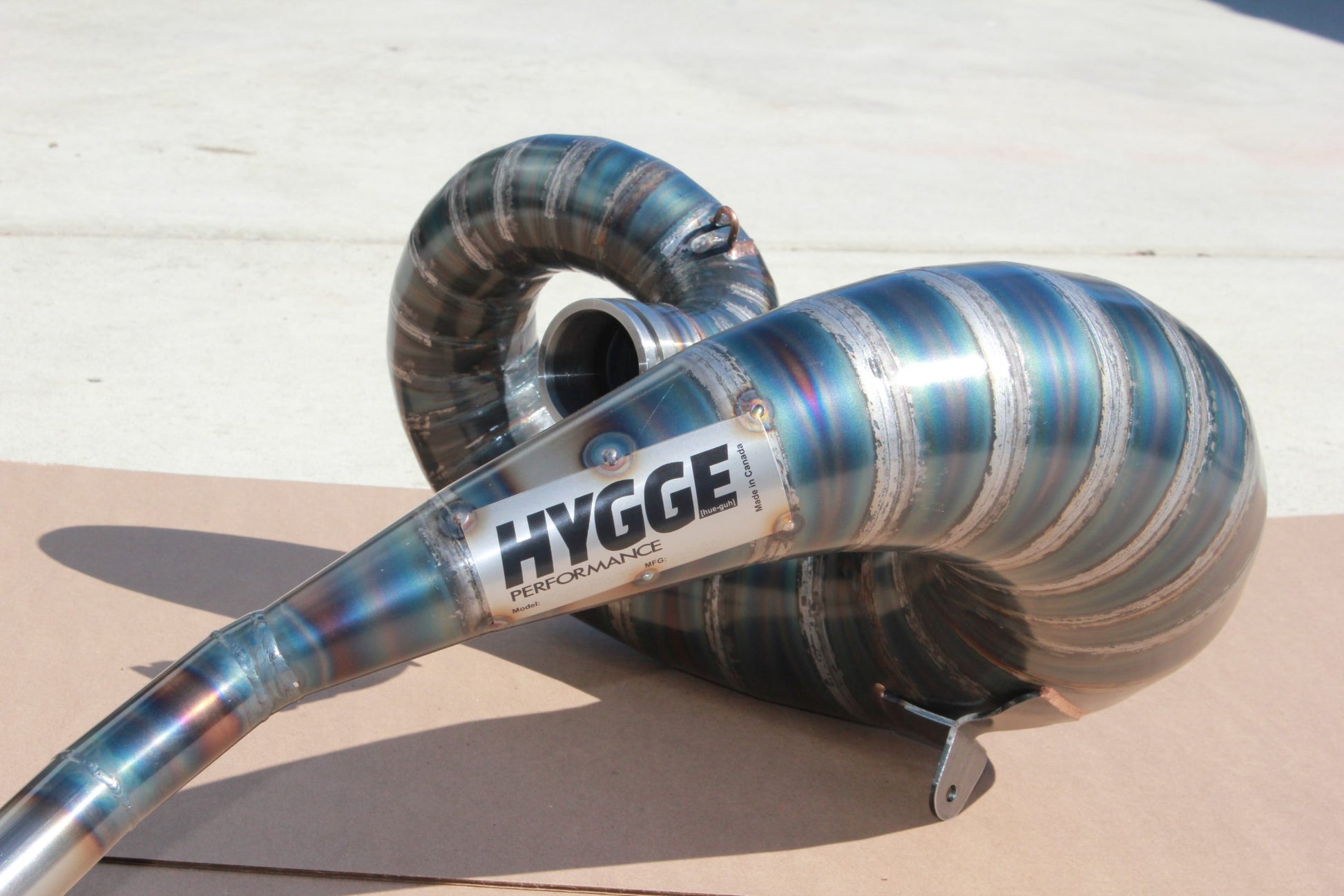 RM250 2004 to 2008 HYGGE PERFORMANCE TWO STROKE CONE PIPE