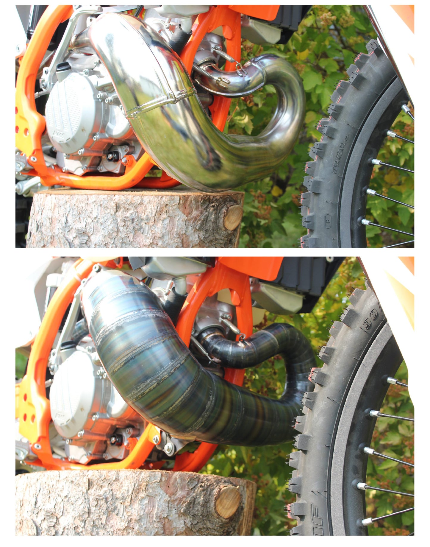 Hygge Performance KTM 300 high clearance expansion chamber